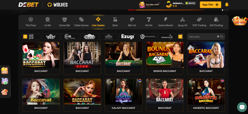 baccarat online